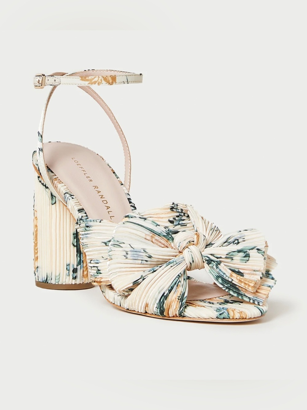 Loeffler Randall Camellia Heels Nova Floral Bow, Size 6